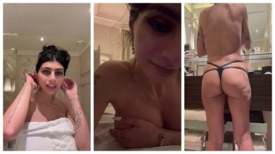 Mia Khalifa Onlyfans After Shower Tease Video Leaked