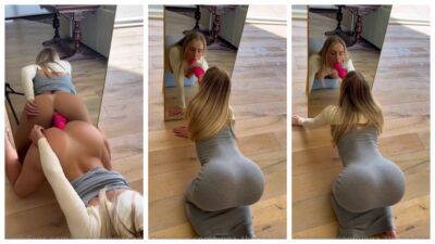 Vega Thompson Leaked Mirror Dildo Fuck PPV Video
